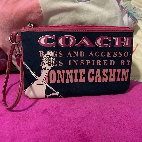 Coach Bonnie cashin GUC wristlet kisslock - Picture 7 of 9